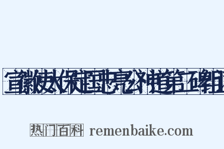 宣徽使太保定国忠亮公神道第二碑组词是什么意思的图片